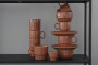 KUBEK DO KAWY COFFEE & MORE, 2-PAK, TERRACOTTA